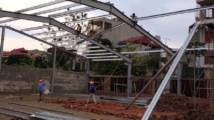 Thi công nhà khung thép ở đâu giá rẻ